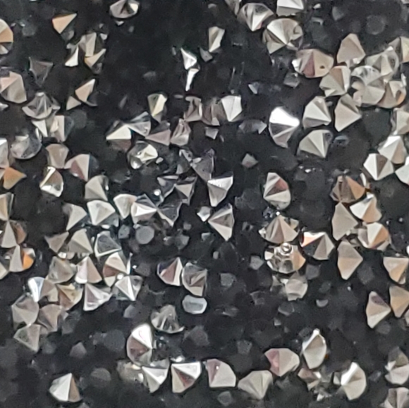 Steampunk octopus mens rhinestones bling bowtie wedding Halloween black silver - Picture 7 of 13